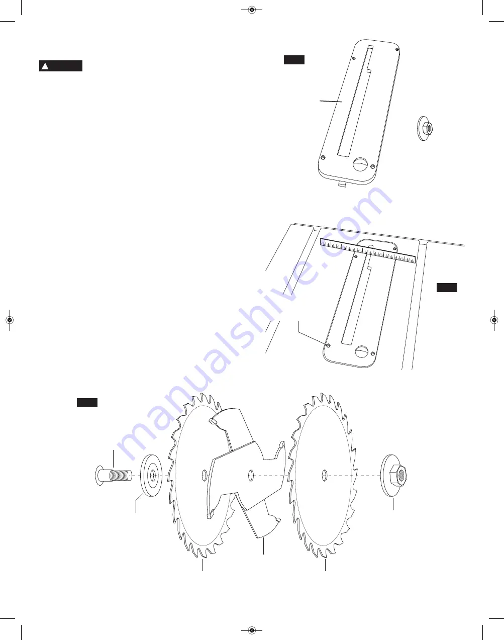 skilsaw DADO INSERT SPT00A Quick Start Manual Download Page 1