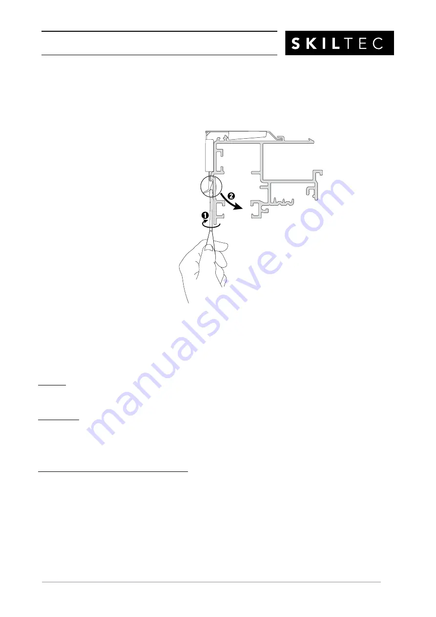 SKILTEC DUETTE VERTIGLIDE SIDE STACK DESIGN
POWERVIEW MOTORISATION 9G-B Product Information Manual Download Page 39