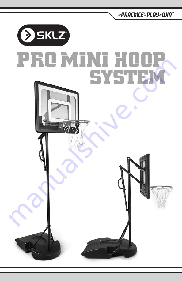 SKLZ Pro Mini Hoop System Setup Instructions Download Page 1