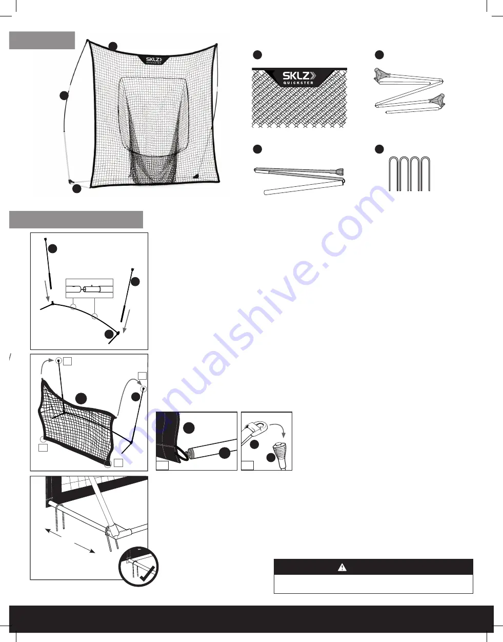 SKLZ Quickster Vault Net Скачать руководство пользователя страница 2