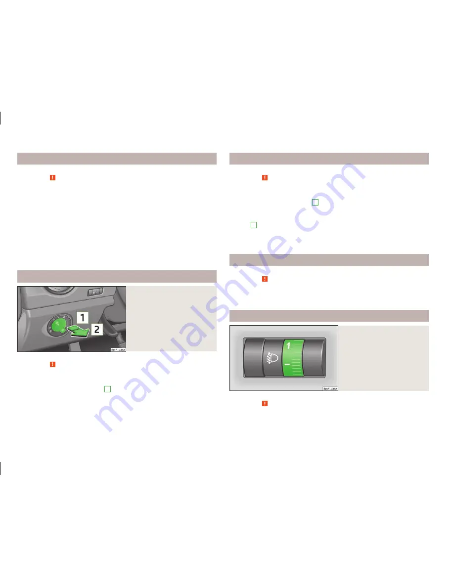 Skoda 2012 Citigo Owner'S Manual Download Page 32