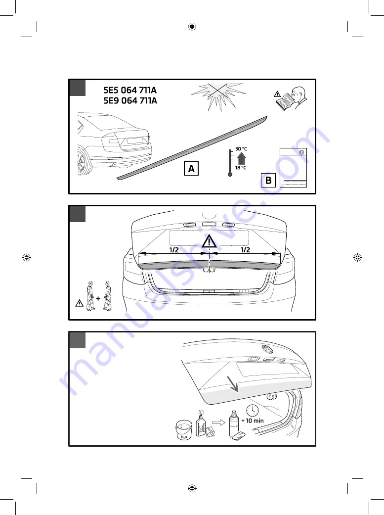 Skoda 5E5 064 711A Fitting Instructions Manual Download Page 3