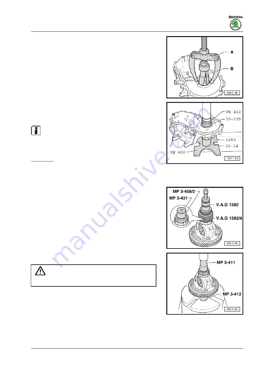 Skoda Fabia II 2007 Workshop Manual Download Page 161