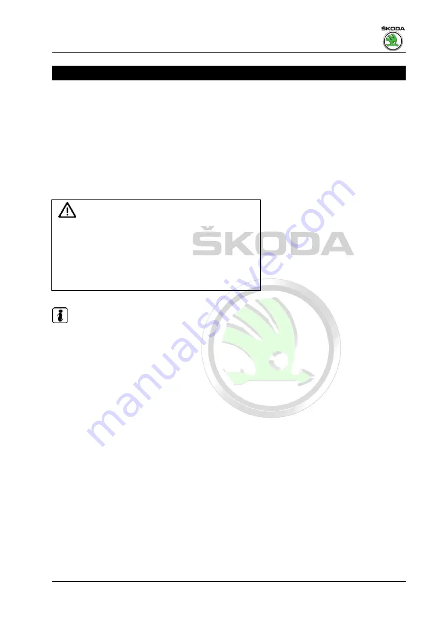 Skoda Octavia II 2004 Workshop Manual Download Page 9