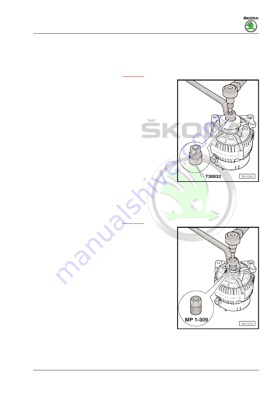 Skoda Octavia II 2004 Workshop Manual Download Page 23