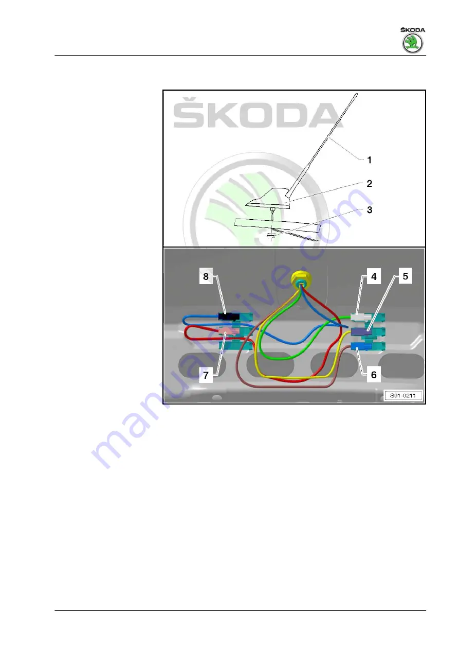 Skoda Octavia II 2004 Workshop Manual Download Page 53