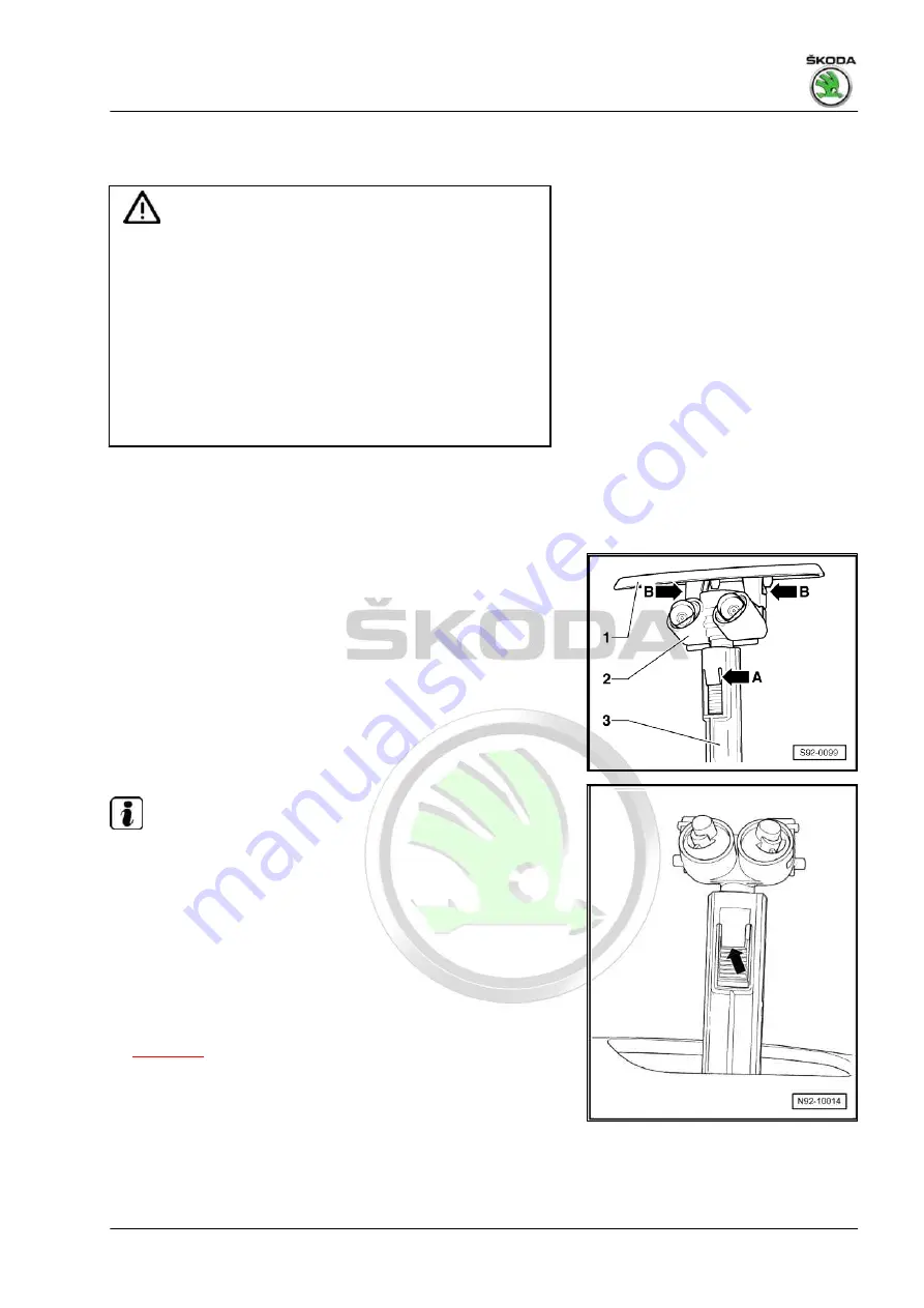 Skoda Octavia II 2004 Workshop Manual Download Page 103