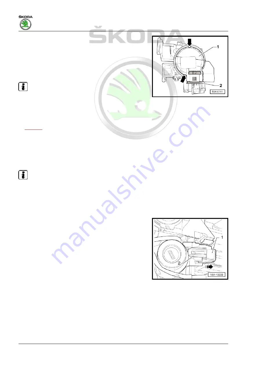 Skoda Octavia II 2004 Workshop Manual Download Page 156