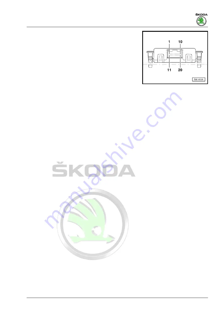 Skoda Octavia II 2004 Workshop Manual Download Page 201