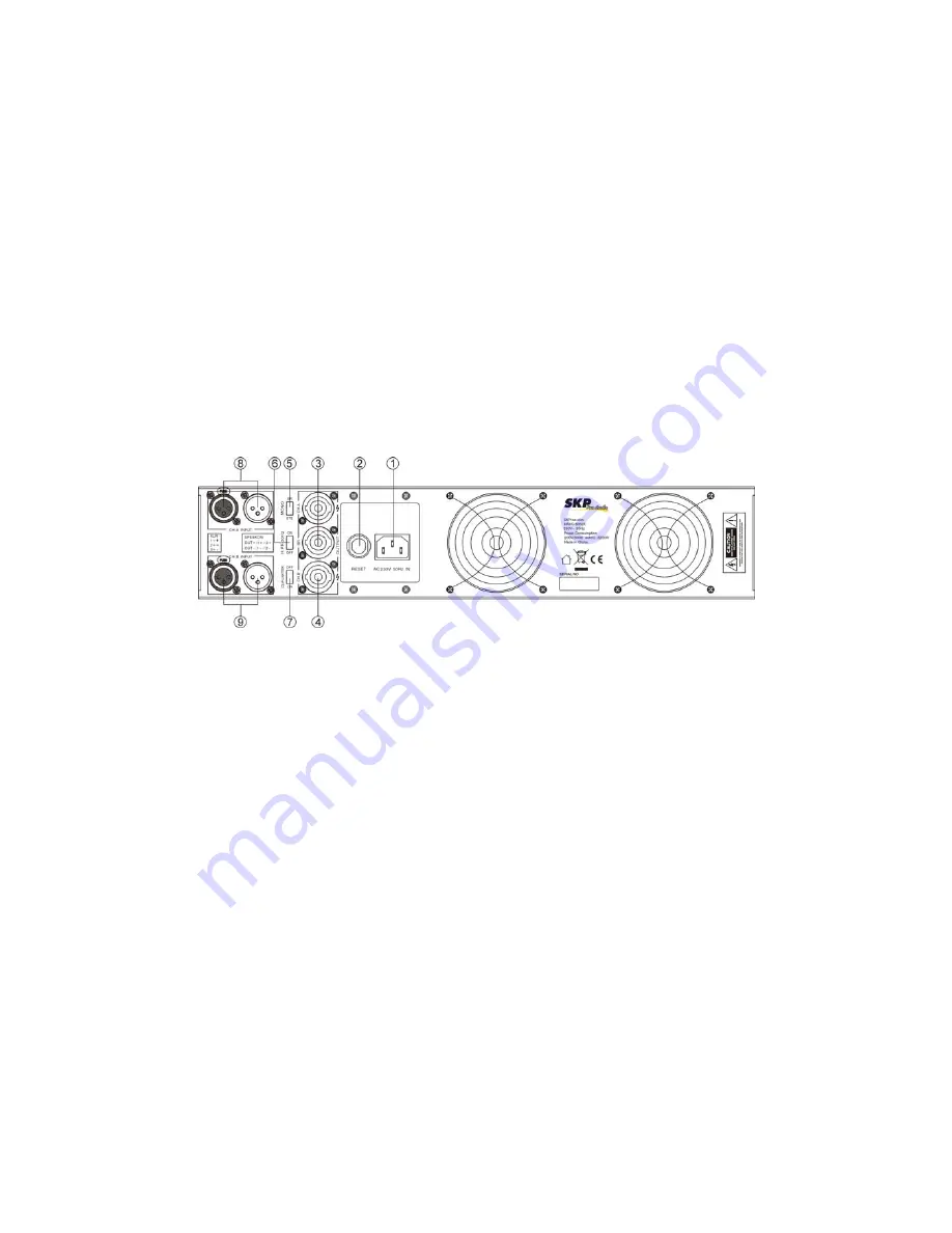 SKP Pro Audio MAX G-1200X User Manual Download Page 6