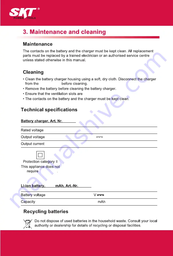 SKT 18665002 User Manual Download Page 13