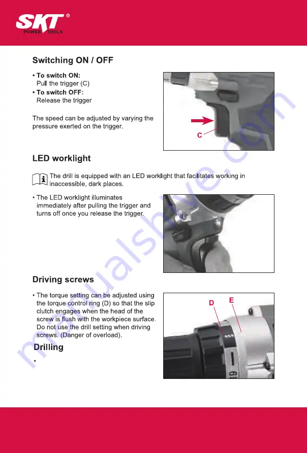 SKT 18665004 User Manual Download Page 18