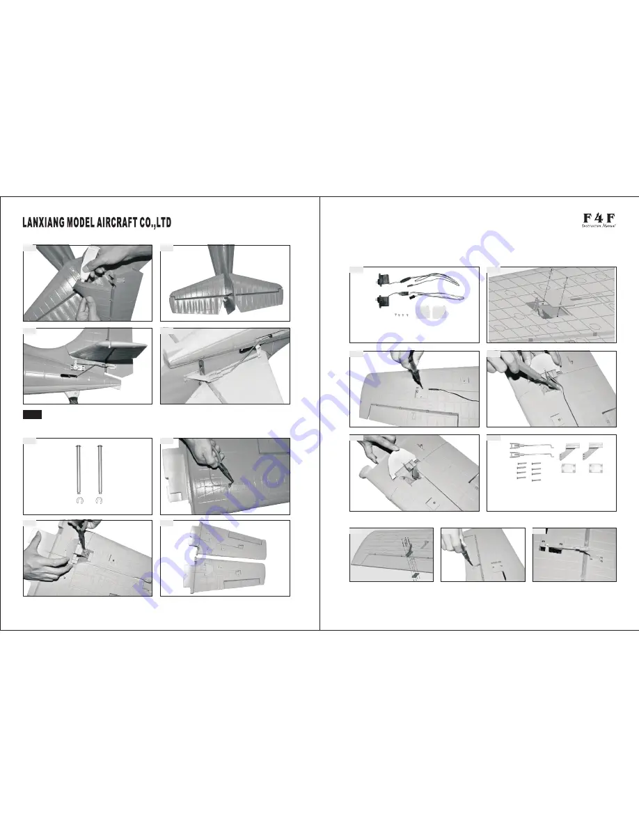 SKY FLIGHT HOBBY F4FWILD CAT Instruction Manual Download Page 8