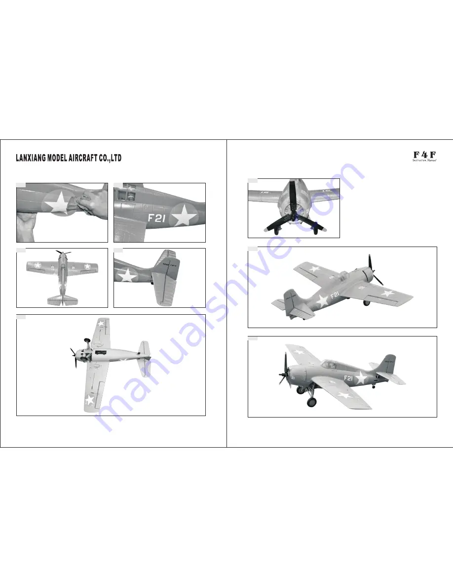 SKY FLIGHT HOBBY F4FWILD CAT Instruction Manual Download Page 13