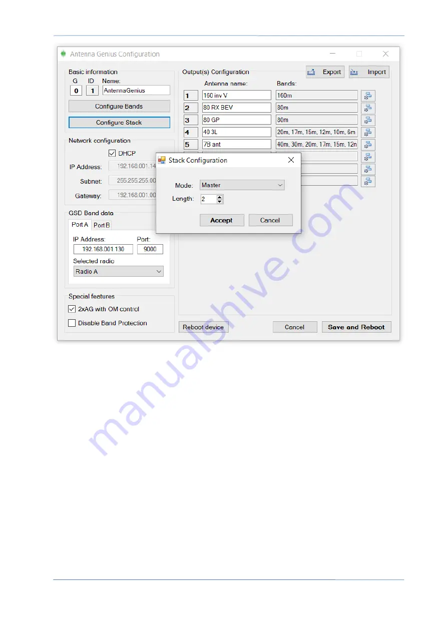 Sky Sat 4O3A Signature Antenna Genius 8x2 Plus v2 User Manual Download Page 50