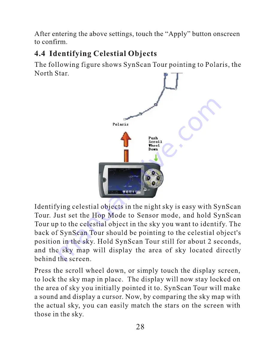 SKY-WATCHER SynScan Tour Instruction Manual Download Page 29