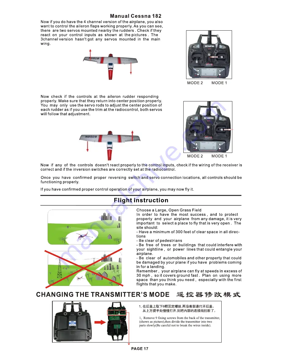 SkyArtec Cessna 182 Manual Download Page 17