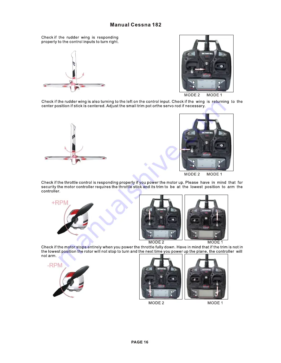 SkyArtec Cessna182 User Manual Download Page 16