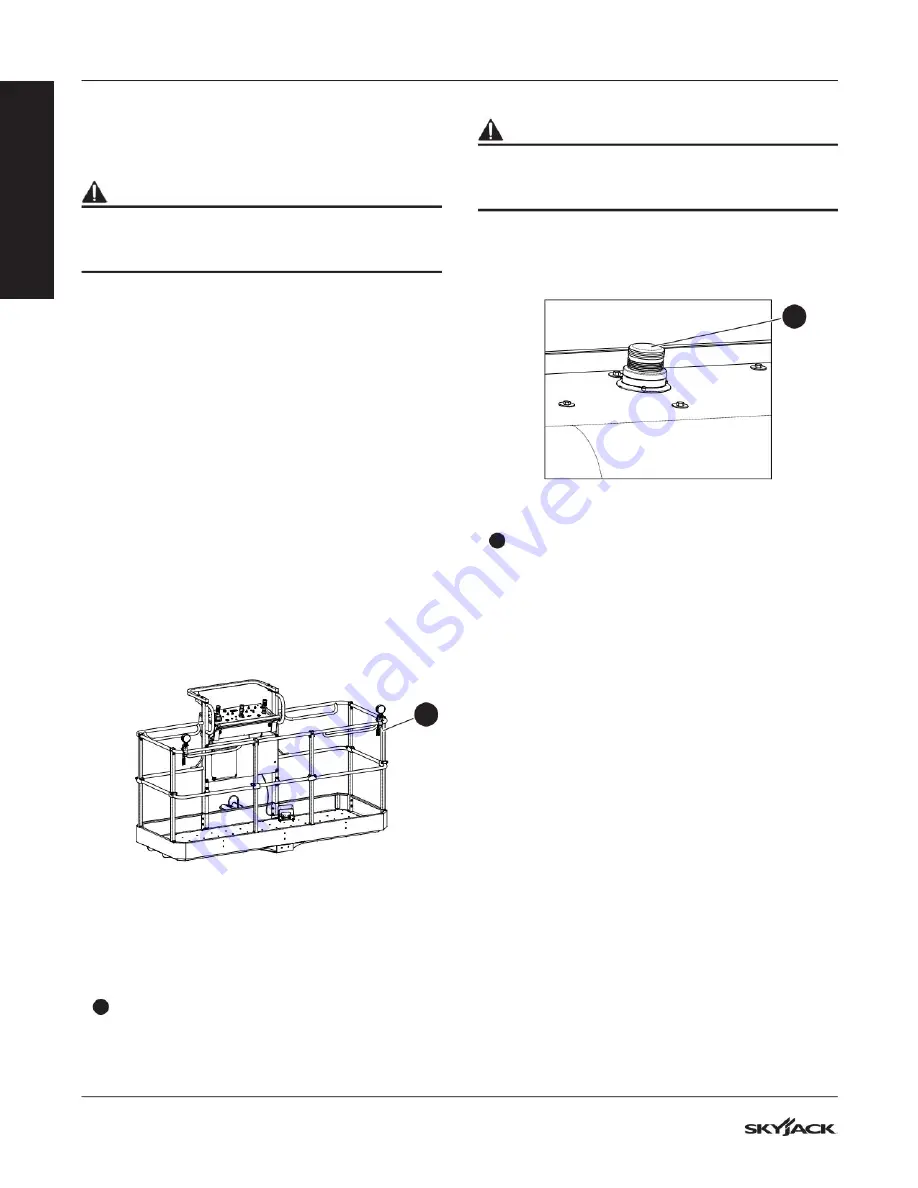 Skyjack 213217AAA Operating Manual Download Page 34