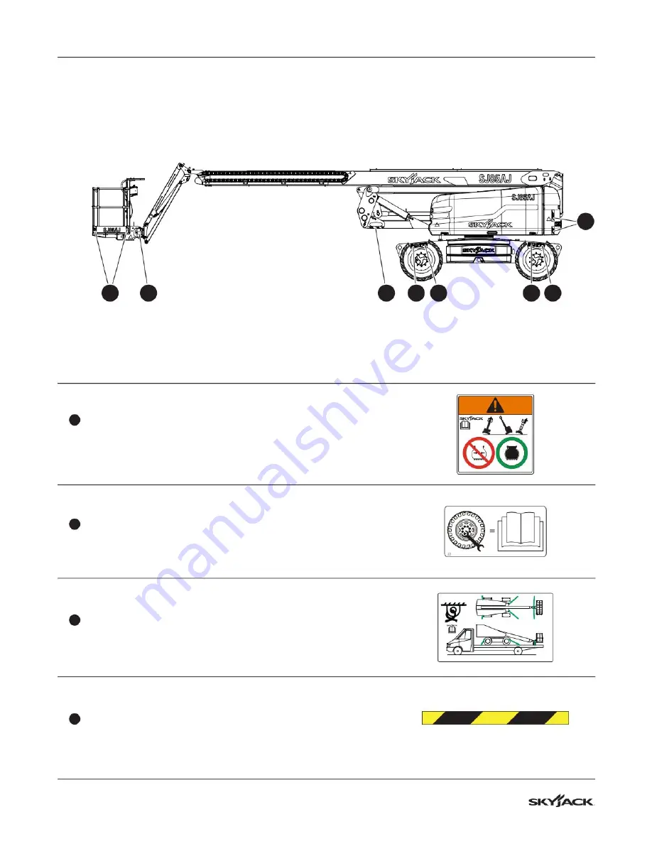 Skyjack 213217AAA Operating Manual Download Page 88