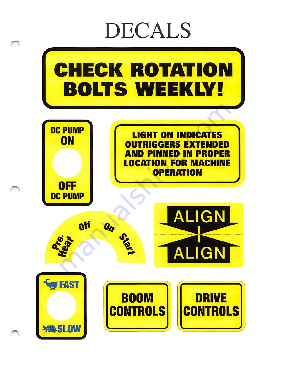 Skylift Mini-Linesman Manual Download Page 7