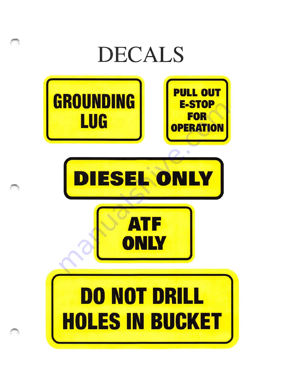 Skylift Mini-Linesman Manual Download Page 8