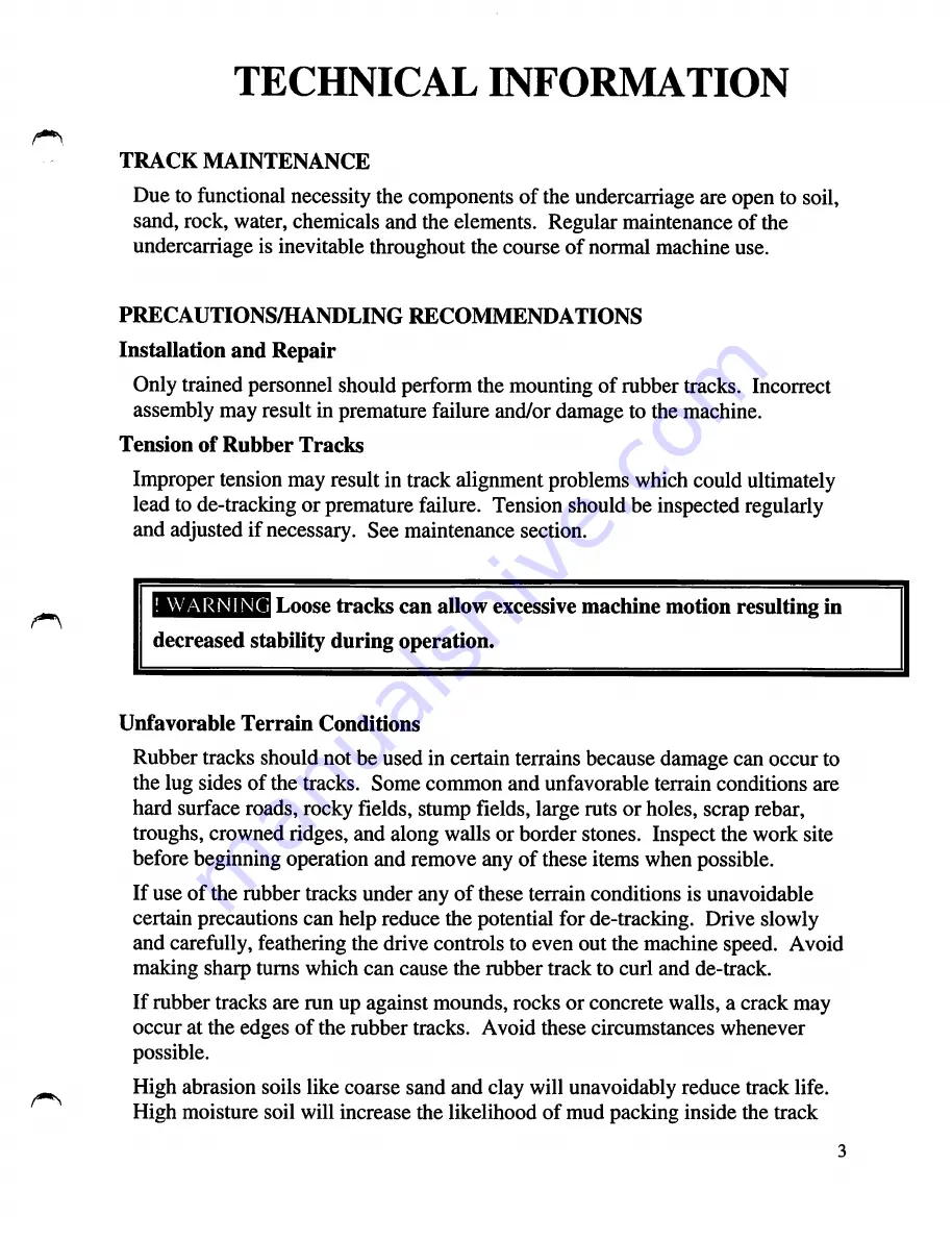 Skylift Mini-Linesman Manual Download Page 82