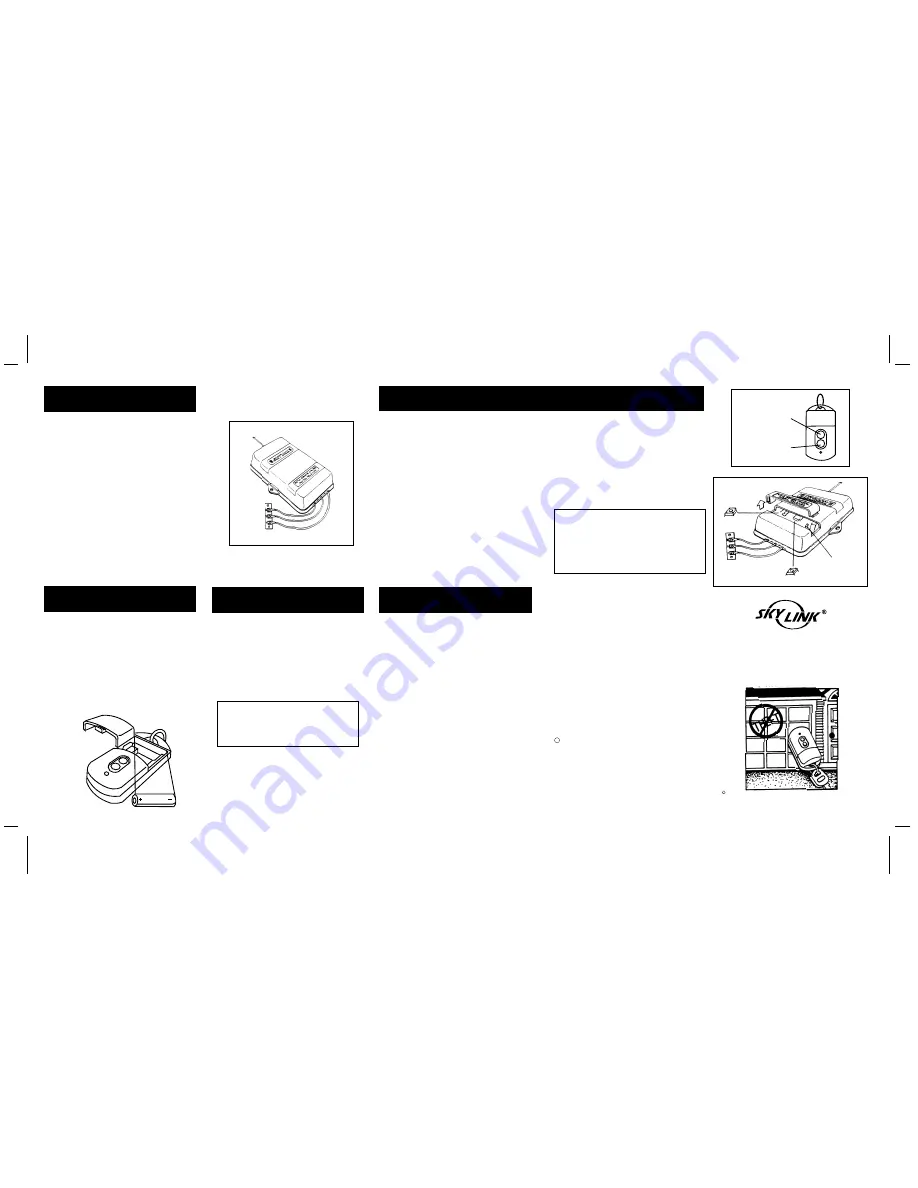 SkyLink 838A Operating Instructions Download Page 1