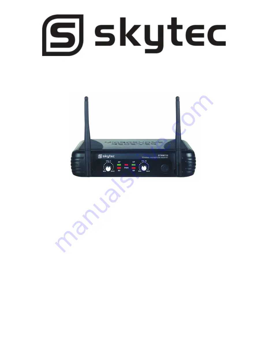 Skytec 179.165 Instruction Manual Download Page 1