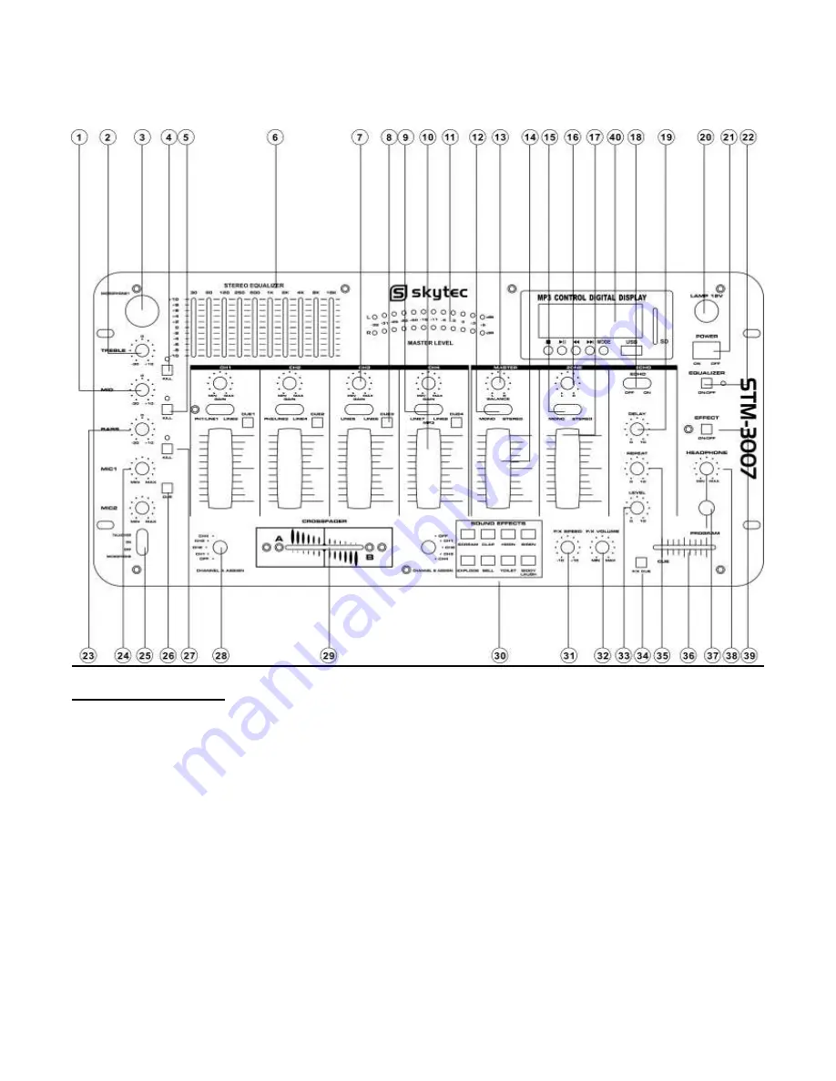 Skytec STM-3007 Instructions Manual Download Page 10