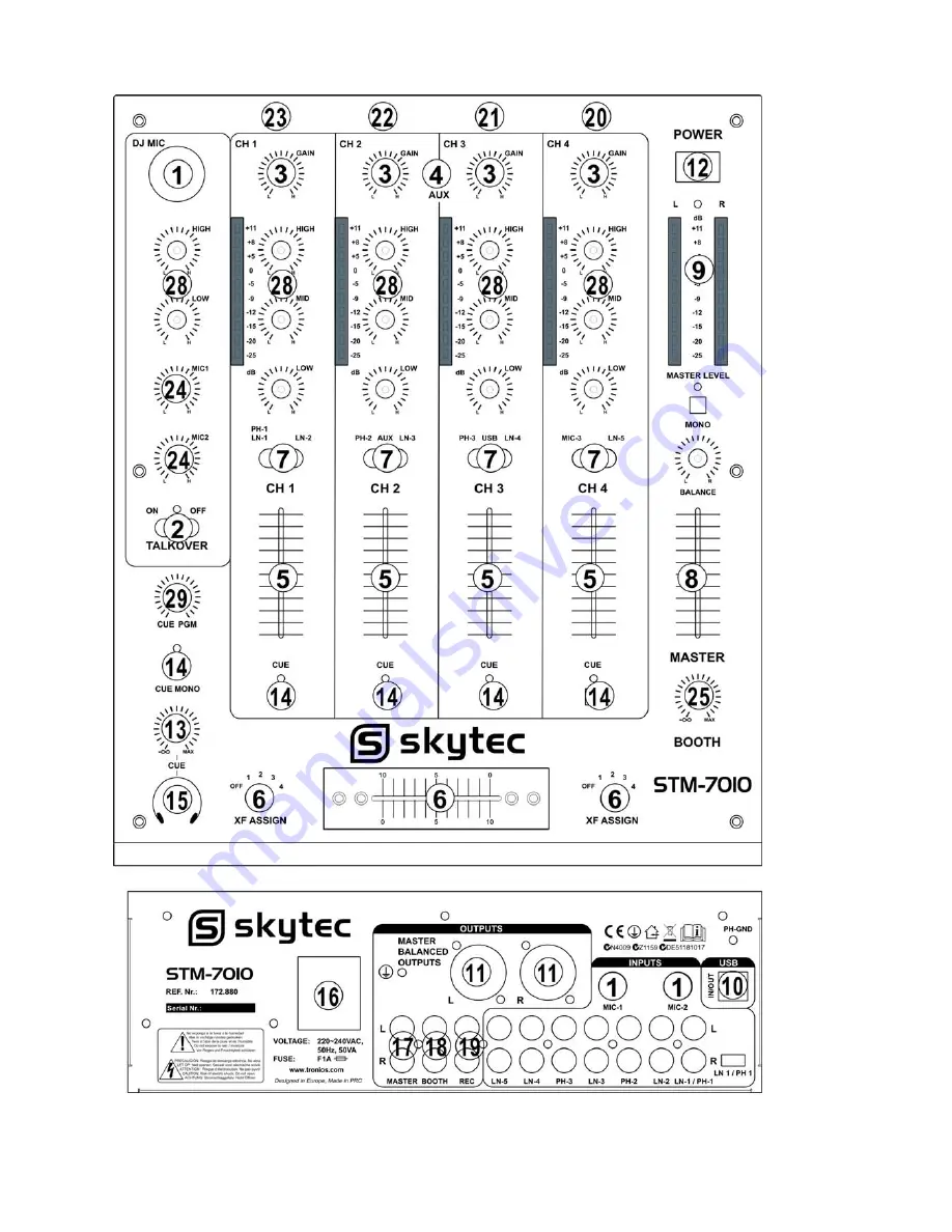 Skytec STM-7010 User Manual Download Page 3