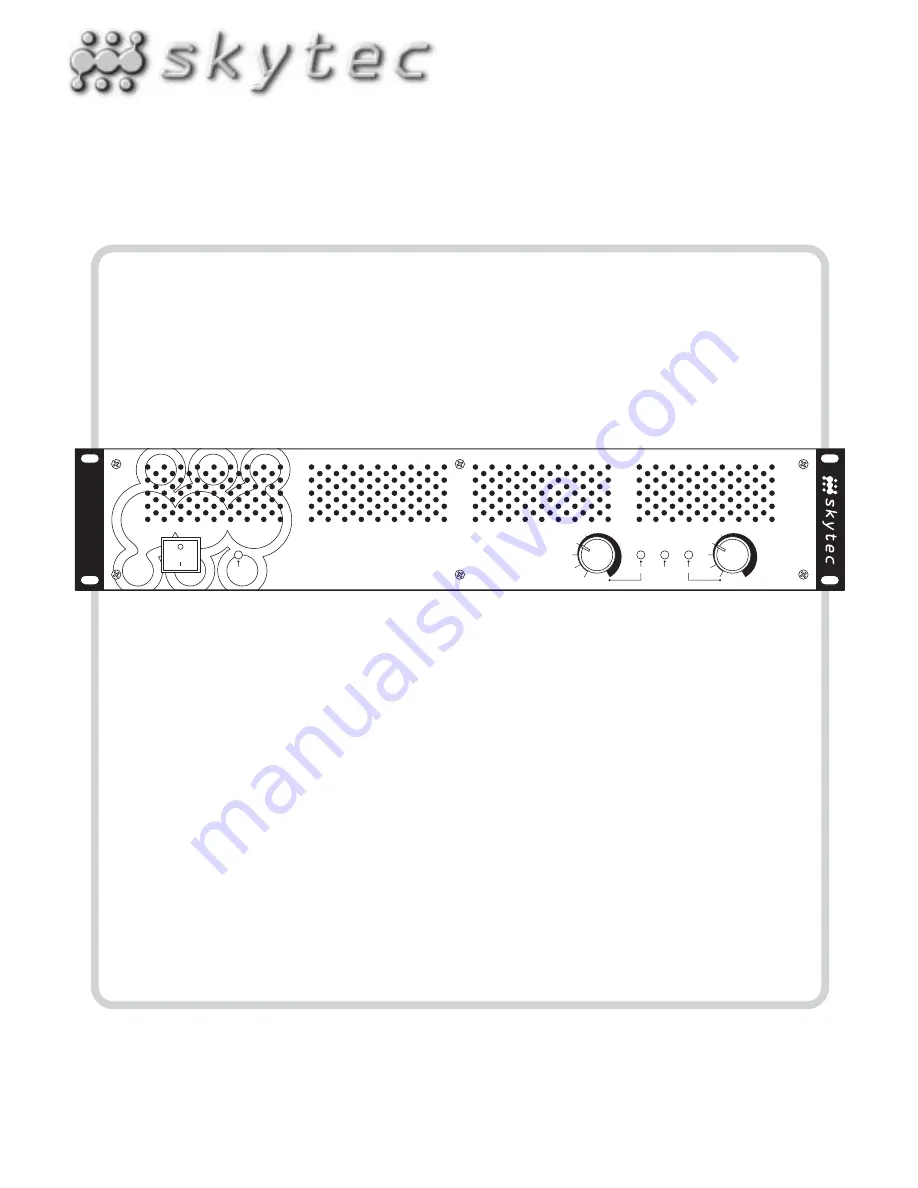 Skytec TEC6200 Operation Manual Download Page 1