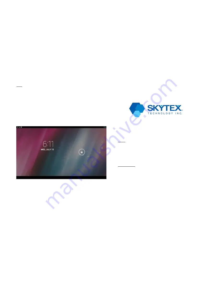 Skytex SKYPAD 7s Скачать руководство пользователя страница 10