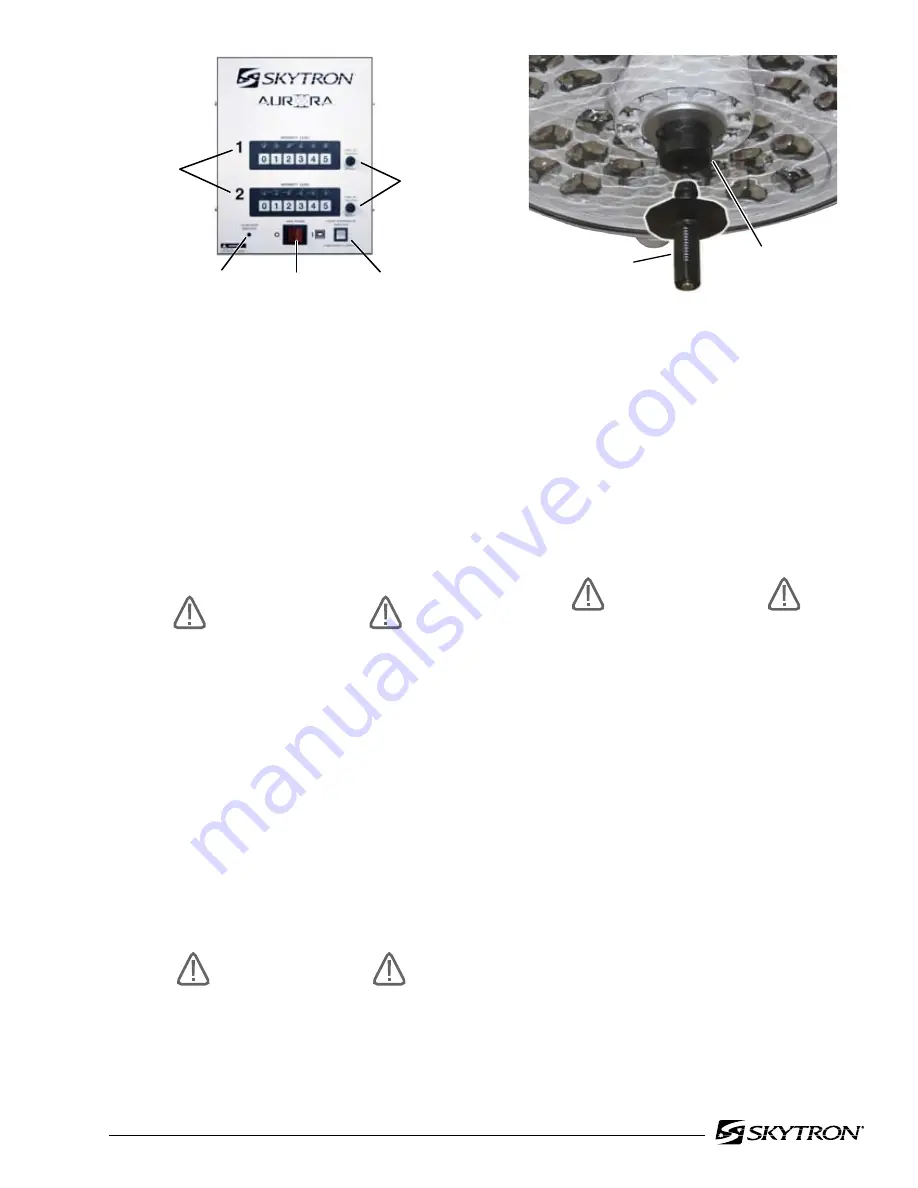 Skytron AURORA LED 5 4000K Installation Instructions Manual Download Page 209