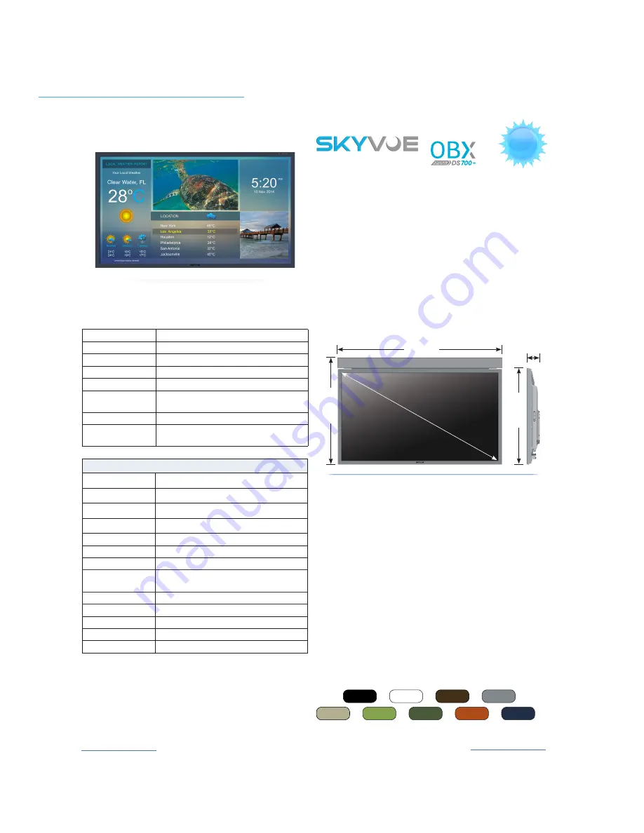 Skyvue C-OBX-4270-L Owner'S Manual Download Page 48