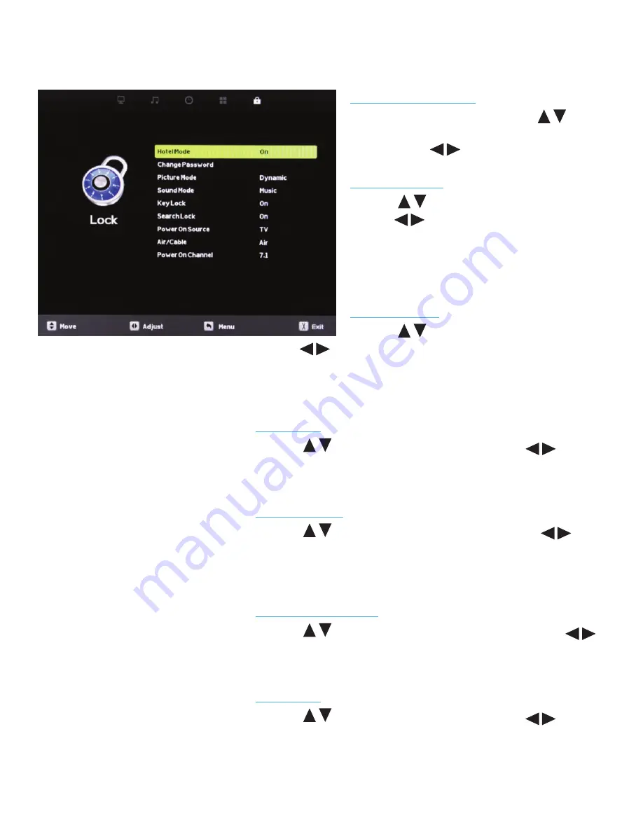 Skyvue NXG-4650 Owner'S Manual Download Page 44