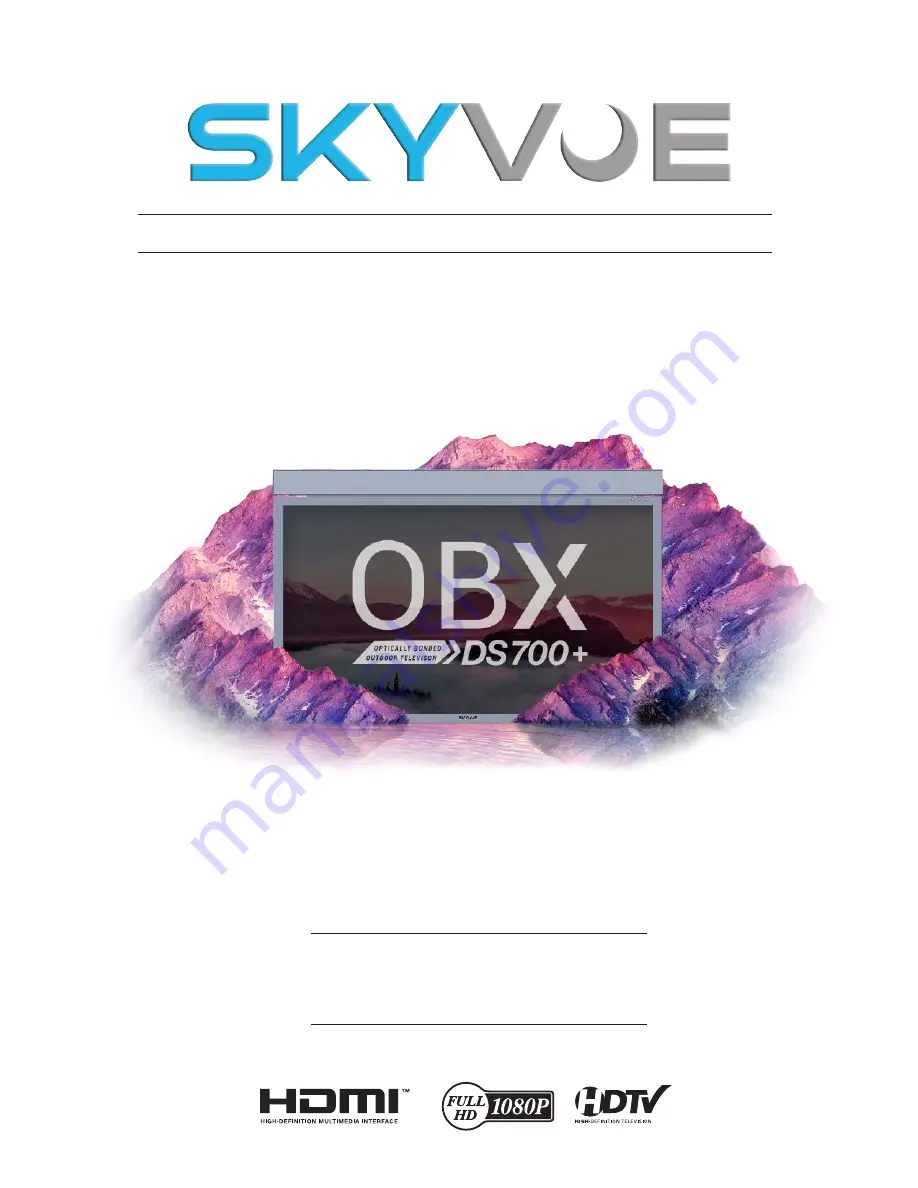 Skyvue OBX-32000-L Owner'S Manual Download Page 1