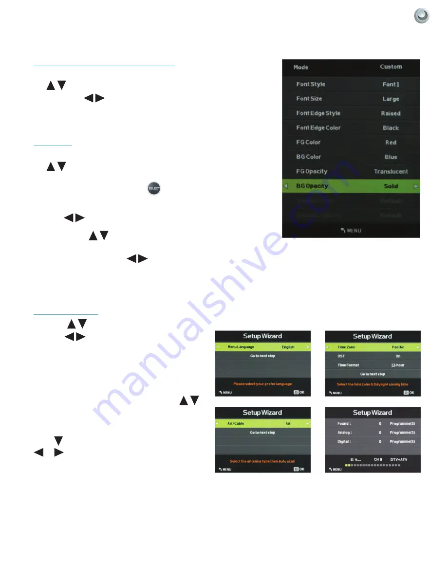 Skyvue OBX-4270-P Owner'S Manual Download Page 39