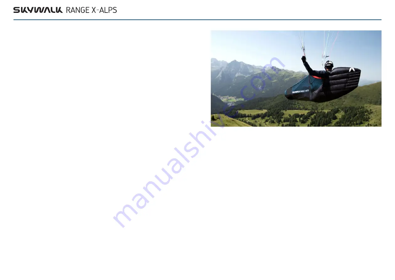 Skywalk RANGE X-ALPS LTF 91/09 Manual Download Page 2