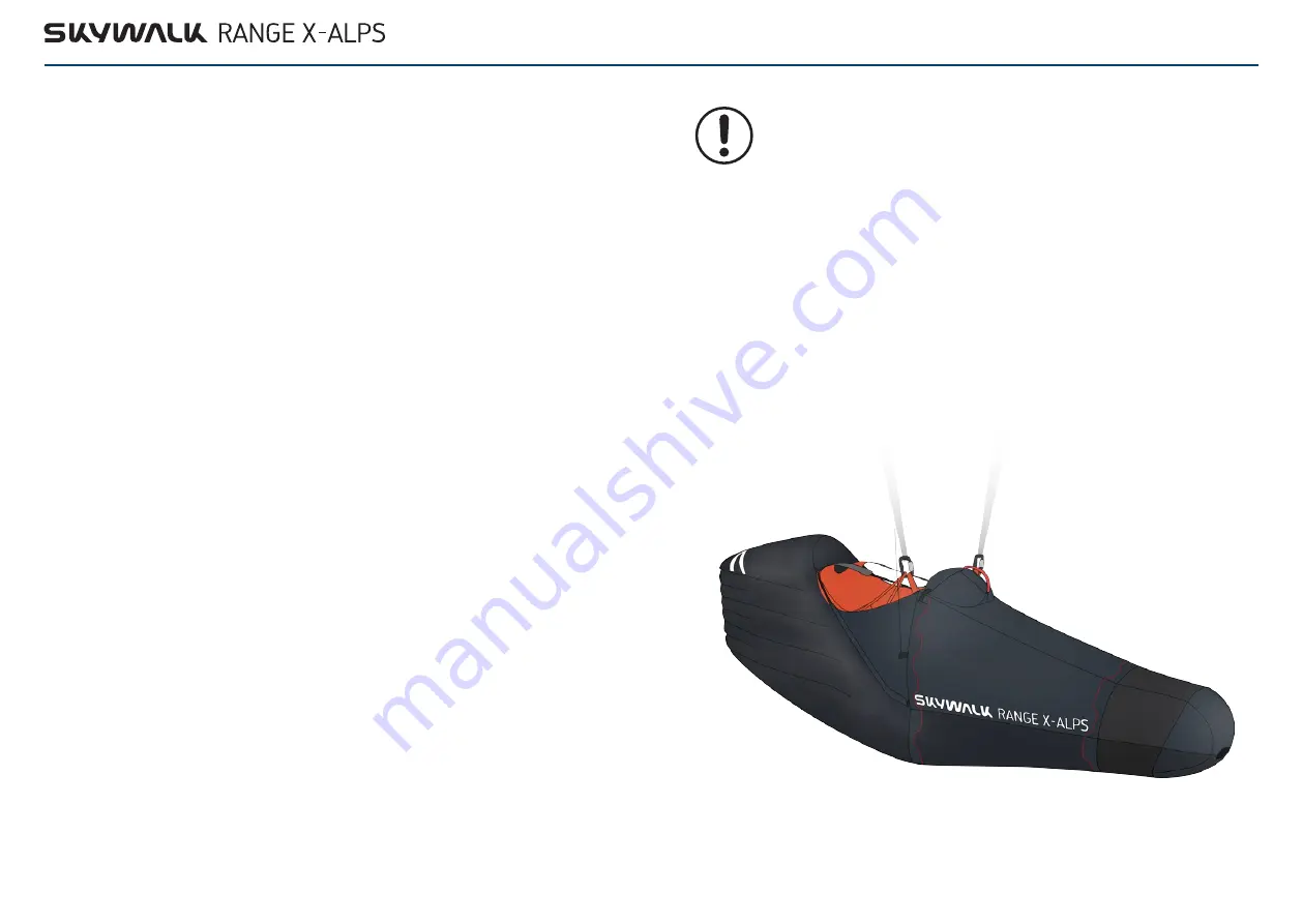 Skywalk RANGE X-ALPS LTF 91/09 Manual Download Page 20