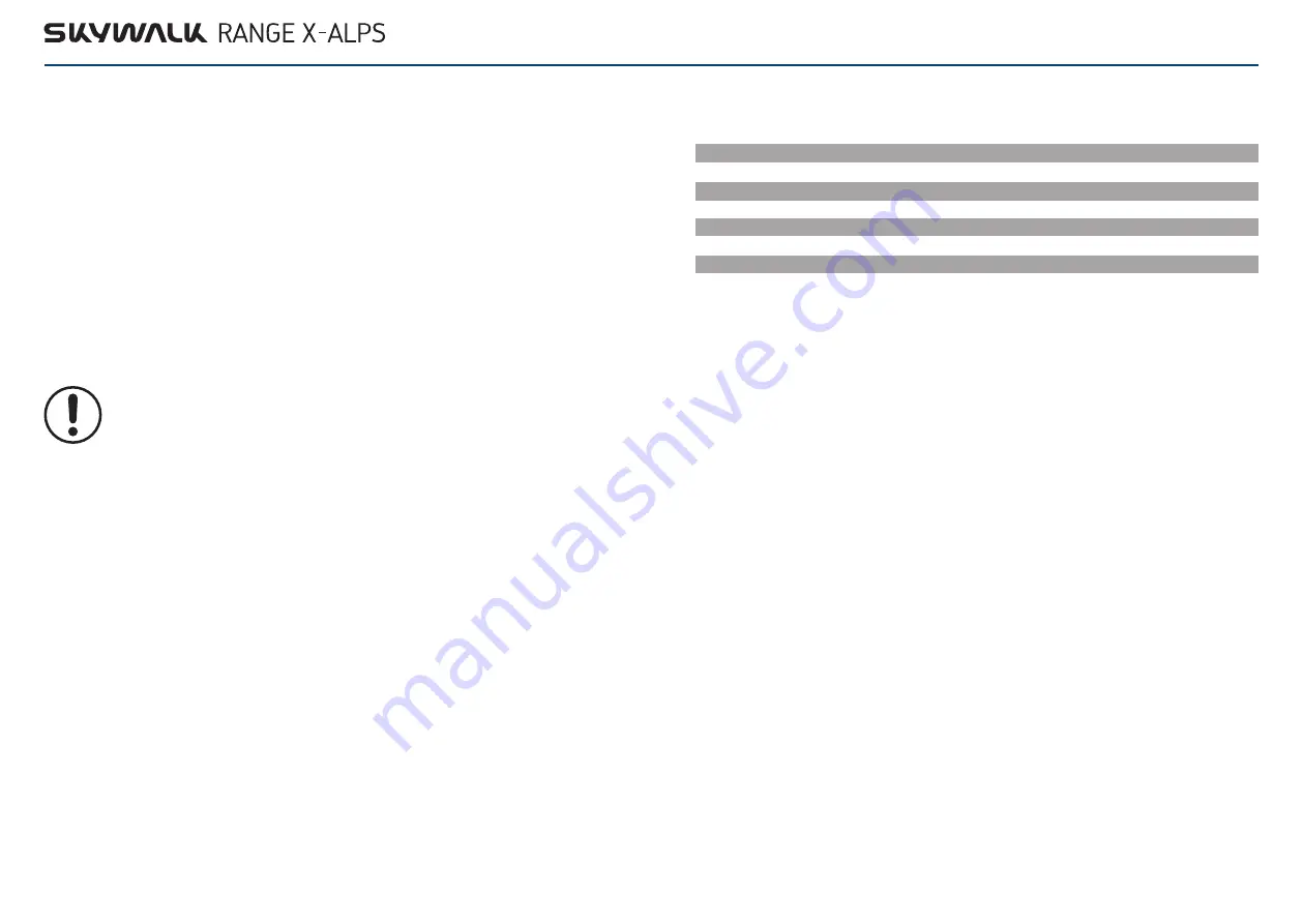 Skywalk RANGE X-ALPS LTF 91/09 Скачать руководство пользователя страница 32