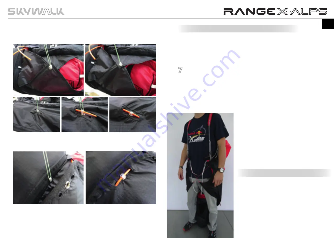 Skywalk RANGE X-ALPS Manual/Service Download Page 9