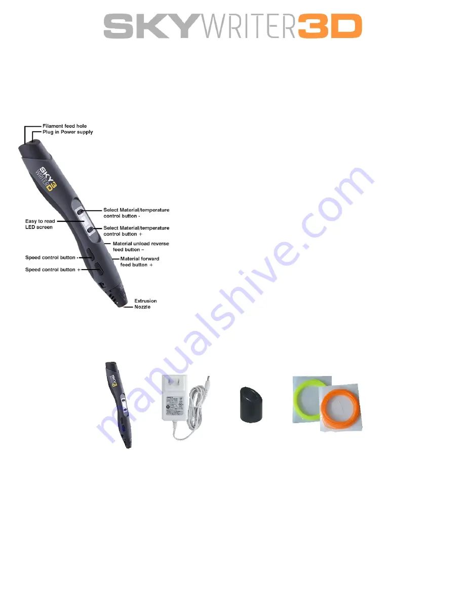 SkyWriter SL-300 Instruction Manual Download Page 1