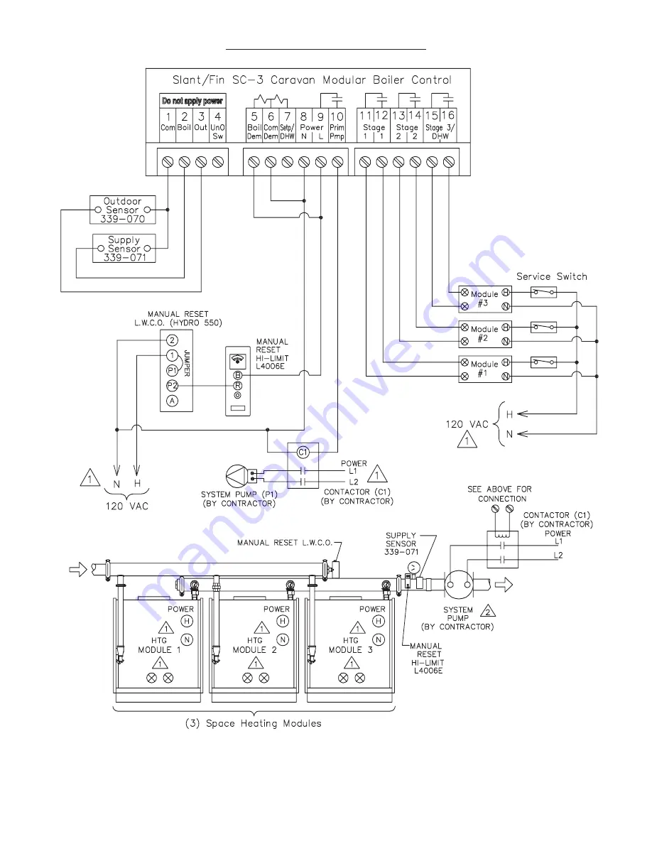 Slant/Fin GAS Modular Boilers Скачать руководство пользователя страница 16