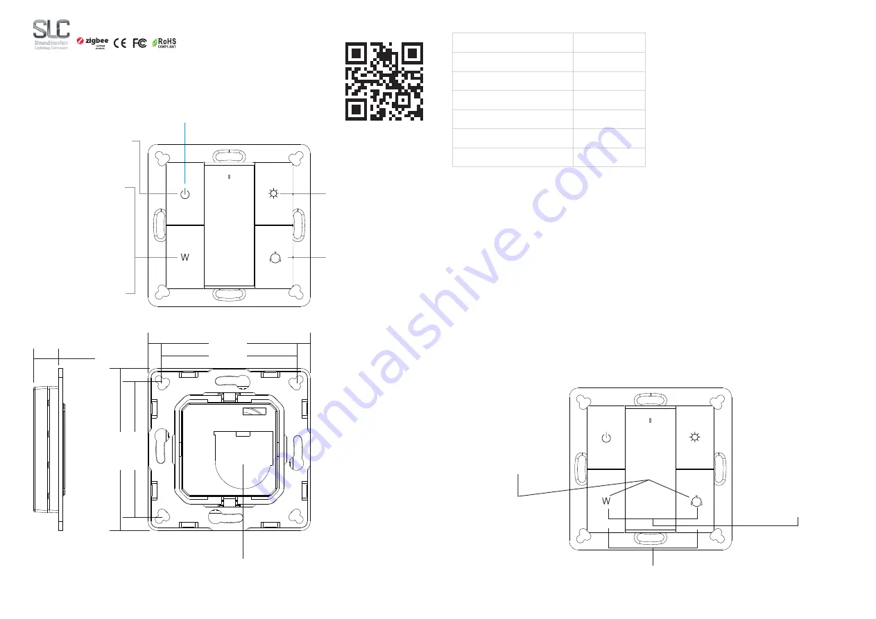 SLC SmartOne ZB Manual Download Page 1