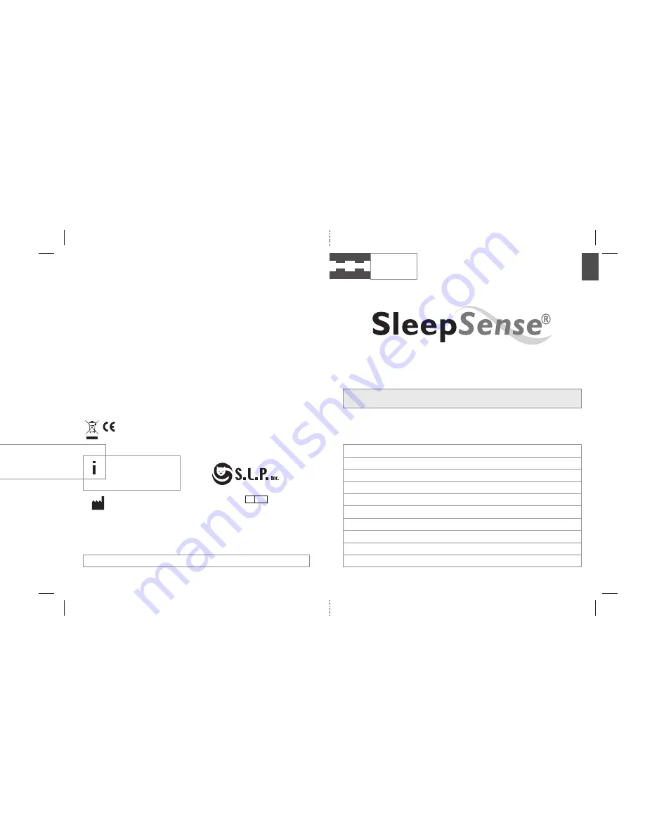 SleepSense PVDF Effort Sensor Скачать руководство пользователя страница 1