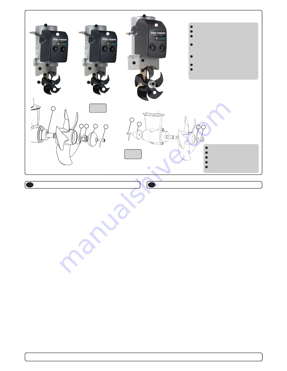 SLEIPNER MOTOR AS SE 125 S Installation And User Manual Download Page 21