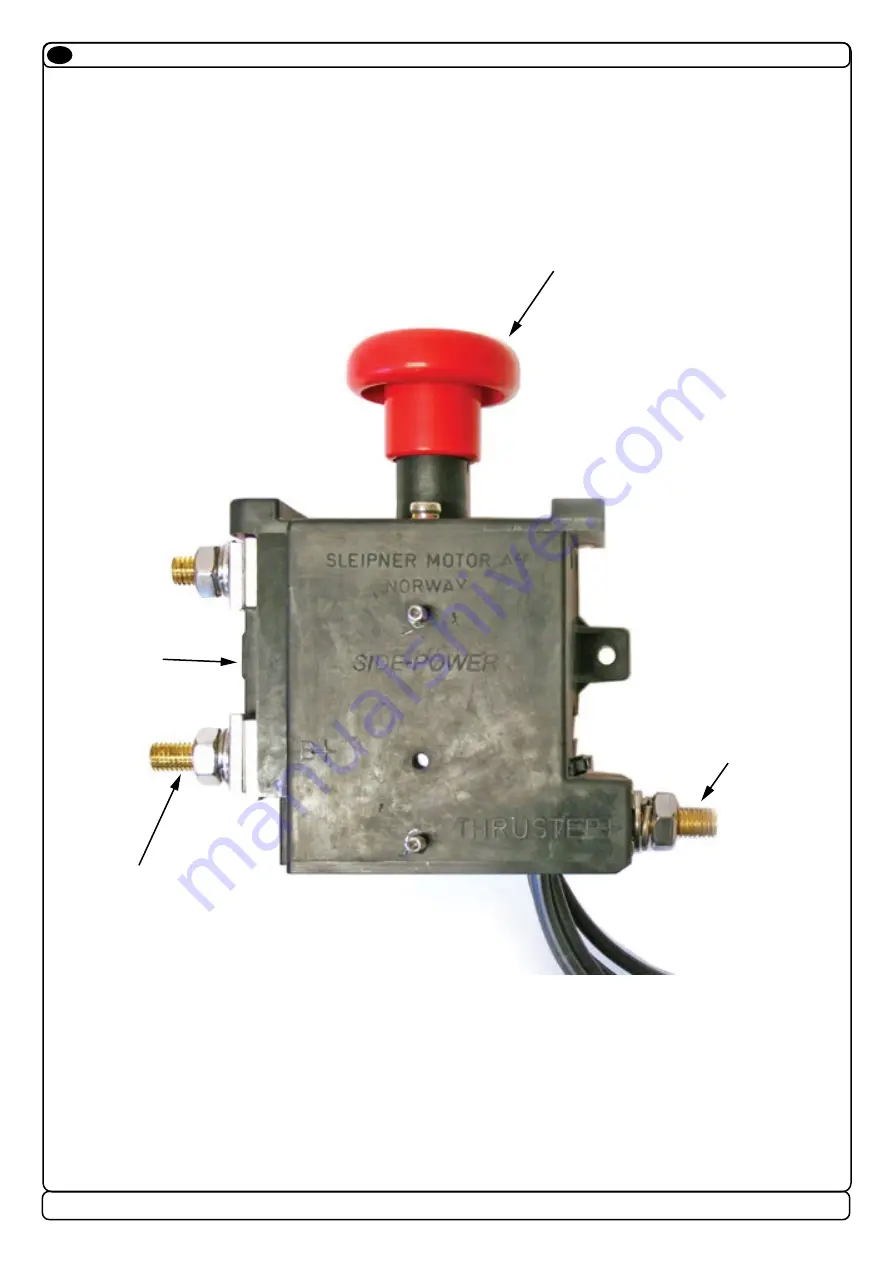 SLEIPNER MOTOR AS Side-Power Automatic Main Switch Installation Manual Download Page 5