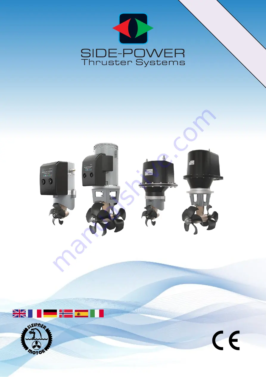 SLEIPNER MOTOR AS SIDE-POWER SEP Series Скачать руководство пользователя страница 1