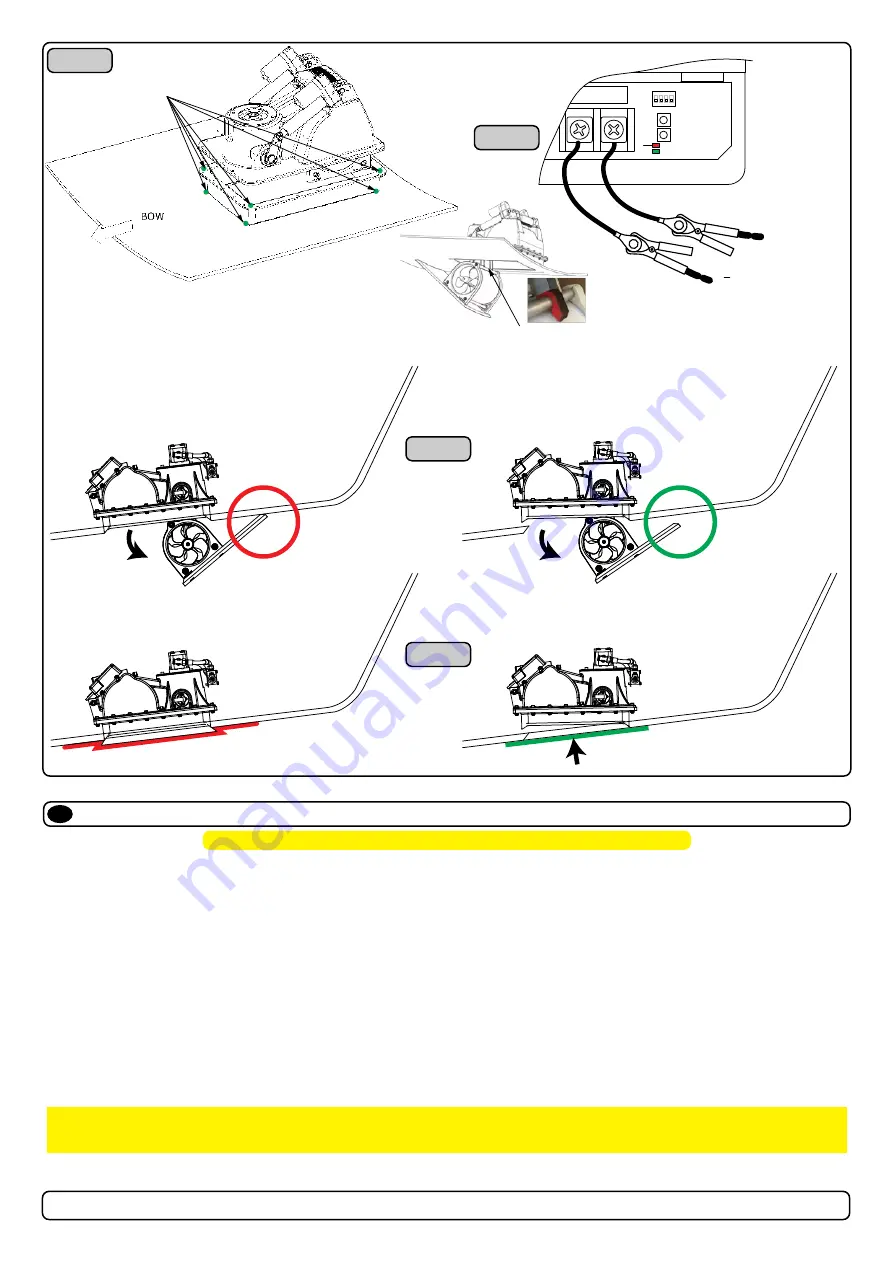 SLEIPNER MOTOR AS SRH-240/250 TC Installation Manual Download Page 11